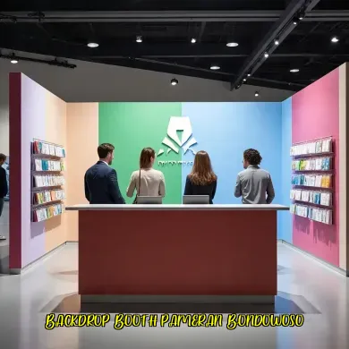 Backdrop Booth Pameran Bondowoso